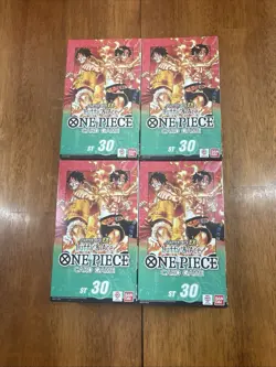 Lot Of 4 New One Piece: Luffy & Ace (ST-30) Starter Deck EX Card Game Bandai - Image 1
