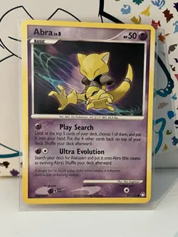 Abra 69/123 Mysterious Treasures Common English Pokemon Card - Image 2