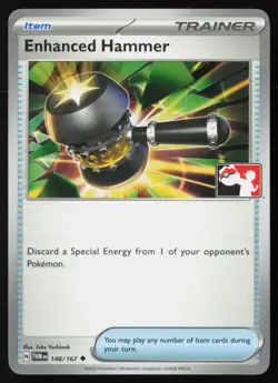 Pokemon Enhanced Hammer 148/167 Prize Pack Series Cards Non-Holo Pack Fresh - NM - Image 1