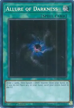 Yugioh! Allure of Darkness - RA03-EN055 - Secret Rare - 1st Edition Near Mint, E - Image 1