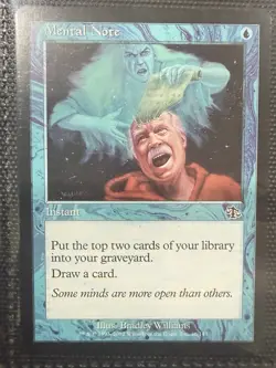 Mental Note Judgement Regular Near Mint Vintage 90s Magic Pauper Commander MTG - Image 1