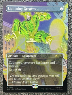 Lightning Greaves (1987) (Rainbow Foil) - Secret Lair Drop Series (SLD) - Image 1