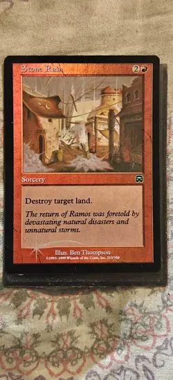 Stone Rain Mercadian Masques Foil Unplayed Nearmint nm - Image 1