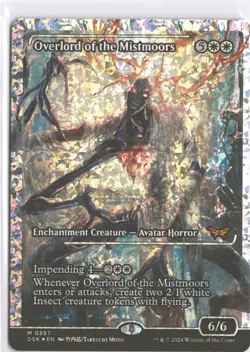 MTG Overlord of the Mistmoors (0397) *Fracture Foil* Duskmourn MT/NM Ultra Rare - Image 1