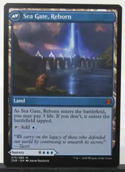 MTG Sea Gate Restoration Reborn Regular Mythic NM Zendikar Rising - Image 2