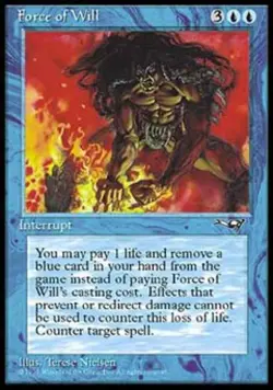 MTG English Force of Will NM Normal Alliances - Image 1