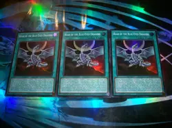 3x Roar of the Blue-Eyed Dragons 1st Edition Super Rare SDWD-EN019 Yu-Gi-Oh! - Image 1