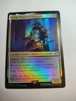 Judge Magister Gabranth 230 UC FINAL FANTASY Magic: The Gathering Foil Near Mint - Image 1