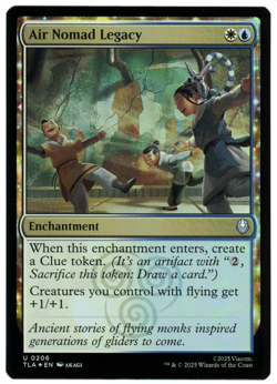 Air Nomad Legacy (Foil) - 0206 - Avatar: The Last Airbender TLA - MTG - NM/M - Image 1