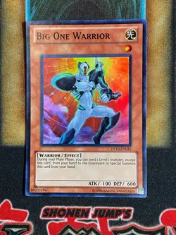 Yugioh Big One Warrior DP10-EN015 Super Rare NM - Image 1