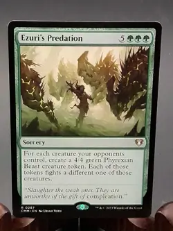 Ezuri's Predation Commander Masters MTG Regular Near Mint - Image 1