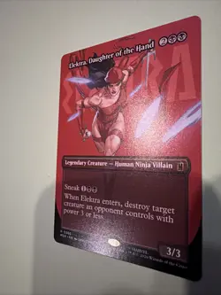 Elektra, Daughter of the Hand (Borderless) (0366) Marvel Super Heroes Mtg M/NM - Image 3