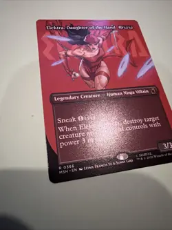 Elektra, Daughter of the Hand (Borderless) (0366) Marvel Super Heroes Mtg M/NM - Image 4