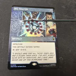 2026 Magic The Gathering Marvel Super Heroes Arc Reactor (BL) Foil Rare #310 NM - Image 1