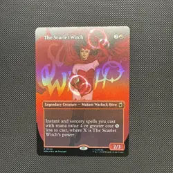 The Scarlet Witch (Borderless) Marvel Super Heroes Foil R 0368 MTG NM - Image 1