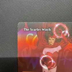 The Scarlet Witch (Borderless) Marvel Super Heroes Foil R 0368 MTG NM - Image 2