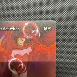 The Scarlet Witch (Borderless) Marvel Super Heroes Foil R 0368 MTG NM - Image 3