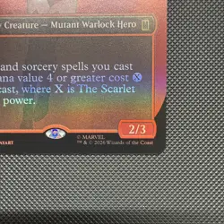 The Scarlet Witch (Borderless) Marvel Super Heroes Foil R 0368 MTG NM - Image 4