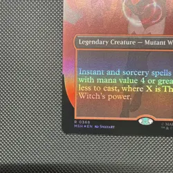 The Scarlet Witch (Borderless) Marvel Super Heroes Foil R 0368 MTG NM - Image 5