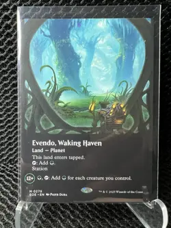 Evendo Waking Haven 279 Borderless Magic The Gathering Edge of Eternities M NM - Image 1