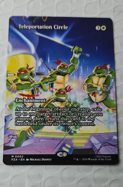 Teleportation Circle (Borderless) TMNT, Magic the Gathering, MTG **NEW** - Image 2