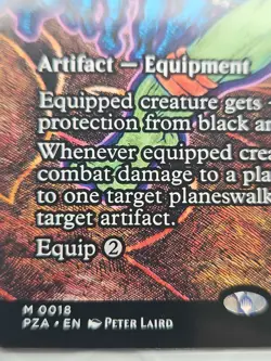 Leo's Katana - Sword of Sinew & Steel (Borderless) TMNT Magic the Gathering, MTG - Image 3