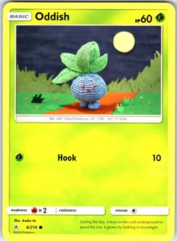Oddish 6/214 Common Unbroken Bonds Pokemon Near Mint - Image 1