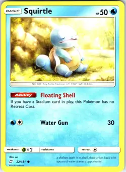 Squirtle 22/181 Common Team Up Pokemon Near Mint - Image 1