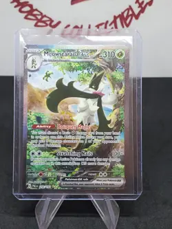 2023 Pokemon Paldea Evolved Meowscarada ex 256/193 SIR Holo - Image 1