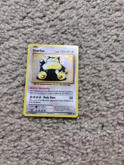 Snorlax XY179 Holo Black Star Promo Pokemon TCG Card 2016 NM - Image 1