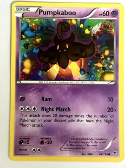 Pumpkaboo 44/119 Common Phantom Forces Pokemon Moderately Played - Image 1