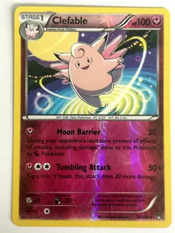 Clefable 82/122 Rare BREAKpoint Pokemon Reverse Holo Lightly Played - Image 1