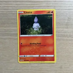 Litwick SWSH11: Lost Origin 024/196 Pokemon Card Yuka Morii - Image 1
