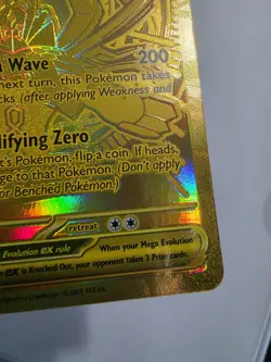 Mega Zygarde EX 124/088 XY Full Art Foil Ultra Rare English - Image 5