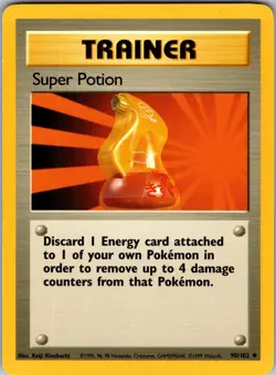 Super Potion 090/102 Base Set Pokemon NM - Image 1