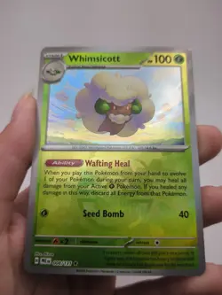 Whimsicott 008/131 (Master Ball Pattern) - Prismatic Evolutions - Rare - Pokemon - Image 1