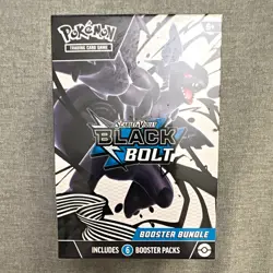 Pokemon TCG Scarlet & Violet—Black Bolt Booster Bundle Box, 6 Packs English 2025 - Image 1