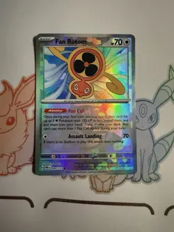 Pokemon TCG Fan Rotom (Master Ball Pattern) 085/131 Prismatic Evolutions NM - Image 1