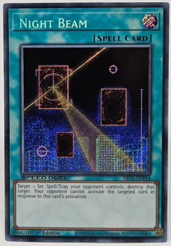 Yu-Gi-Oh! - NIGHT BEAM -SBC1-ENF14 - Secret Rare - 1st Edition- NM/M - Image 1