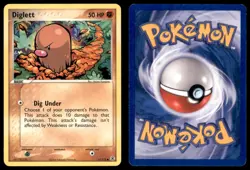 Diglett 61 112 C FireRed & LeafGreen Pokemon MP - Image 3