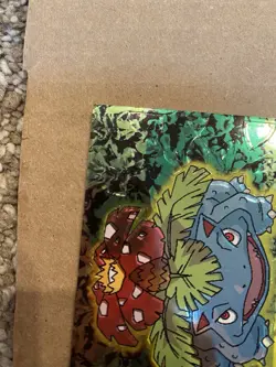 Pokemon 1999 Japanese Meiji Promo Embossed Venusaur - Image 2
