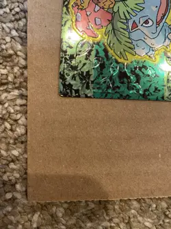Pokemon 1999 Japanese Meiji Promo Embossed Venusaur - Image 3