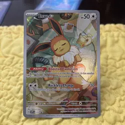 Pokemon TCG Eevee Prismatic Evolutions Black Star Promo Card ETB #173 - Image 1