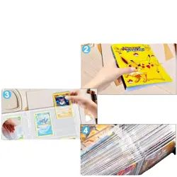 Pokemon Card Collection Book Pokemon Card Book Pokemon Pickup Pack 240 Cards - Image 4