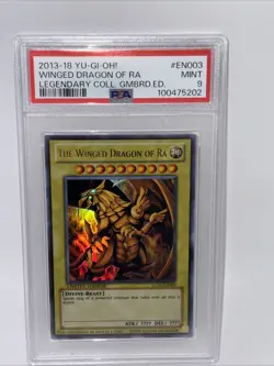 2013 Yu-Gi-Oh! Legendary Gameboard Edition Winged Dragon Of Ra #LC01-EN003 PSA 9 - Image 1