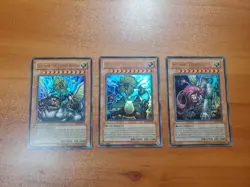 YUGIOH Sphinx set Andro, Teleia, and Theinen EP1-EN001 EP1-EN002 EP12-EN003 LP - Image 1