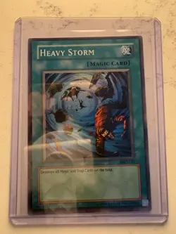 Heavy Storm Yu-Gi-Oh MRD-142 Unlimited Holographic Lightly Played / Near Mint - Image 1