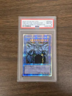 PSA 8 - 2023 Yu-Gi-Oh! LC01, Obelisk the Tormentor, QCSE-Attribute Error - Image 1