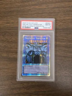 PSA 8 - 2023 Yu-Gi-Oh! LC01, Obelisk the Tormentor, QCSE-Attribute Error - Image 2