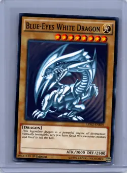 Blue-Eyes White Dragon (Version 2) 1st Edition Common Legendary Decks II LDK2-EN - Image 1
